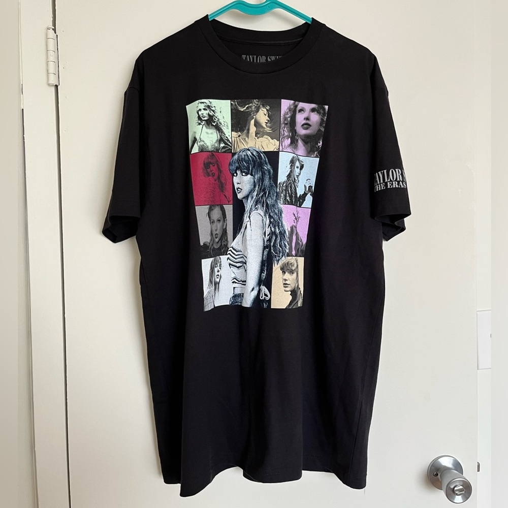 NEW Taylor Swift The Eras Tour Black T-Shirt XL